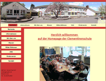 Tablet Screenshot of clementinenschule.de